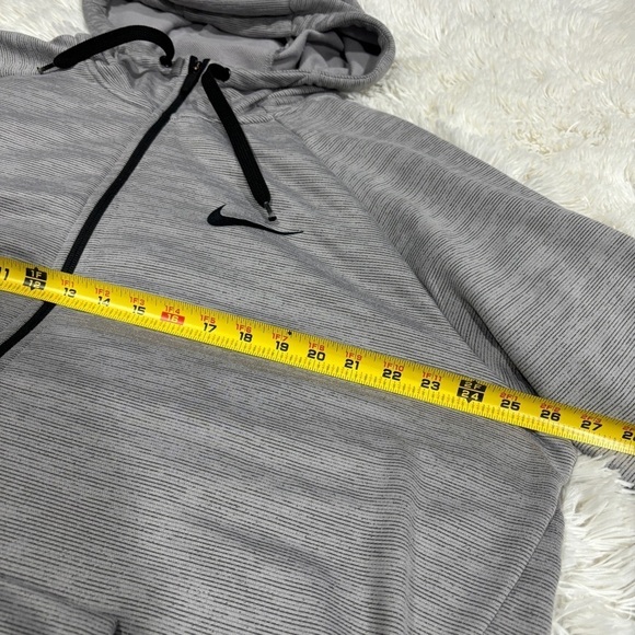 Nike Dri-FIT Men's Big & Tall Full-Zip Training Hoodie Gray 860465 063 2XL - Picture 7 of 13